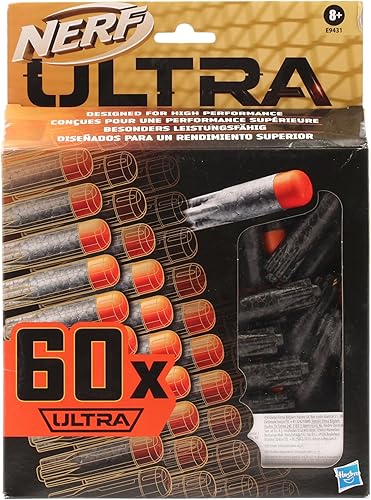 Miniatura 3 de Nerf Ultra - Paquete de recambio de 60 dardos  Incluye 60 dardos oficiales Ultra  Compatible solo con Ultra Blasters, multicolor, talla única (E9431)