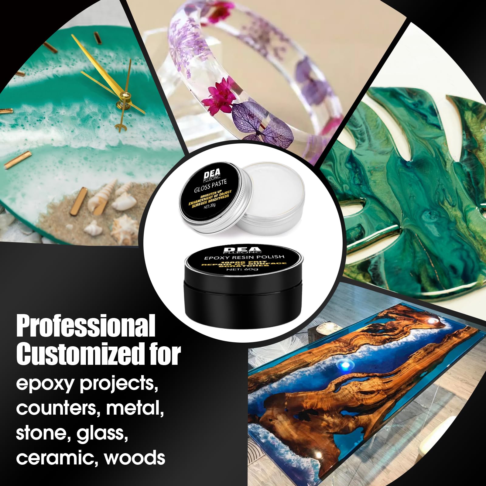 Resin Polishing Compound Premium Epoxy Resin Polishing Kit