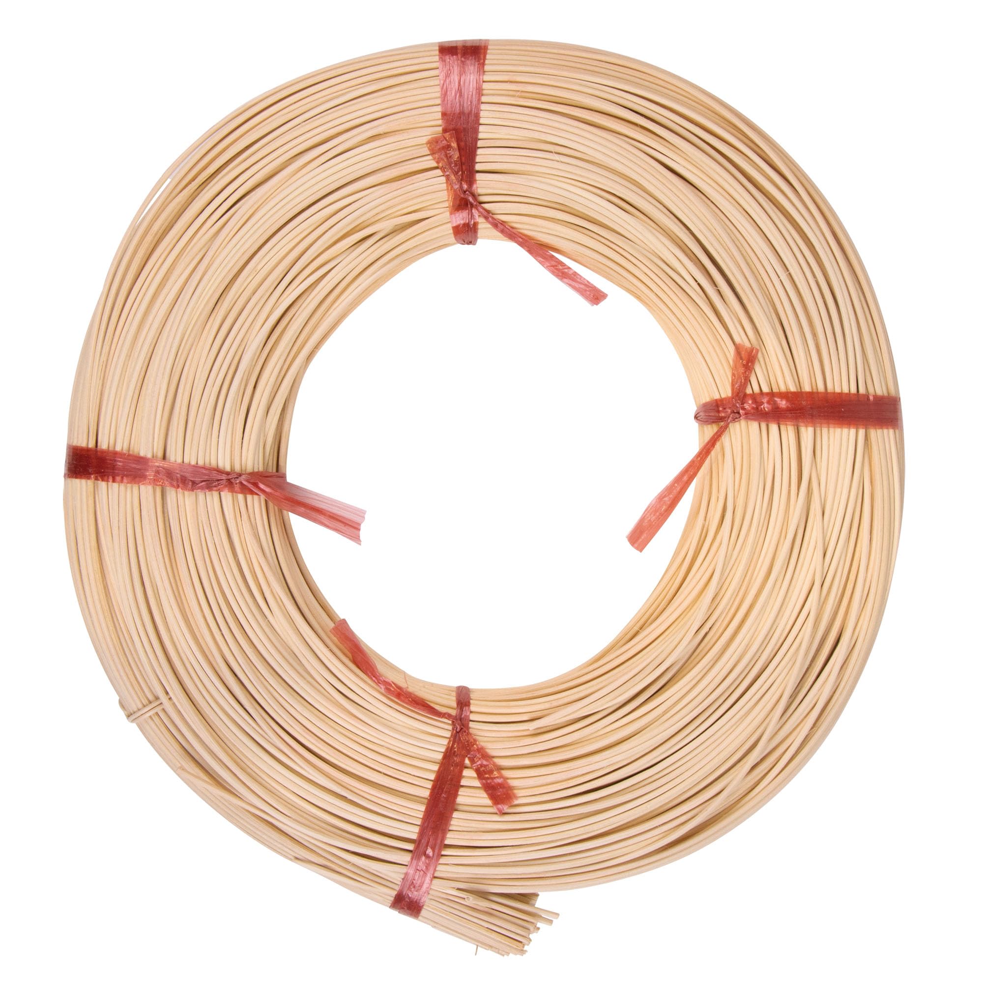Rayher Natural Rattan Round Reed For Basket Making And Weaving, Coil Of Reeds 1Lb, Diameter 2.2Mm, Round, 30X30x3.5cm, 6503200