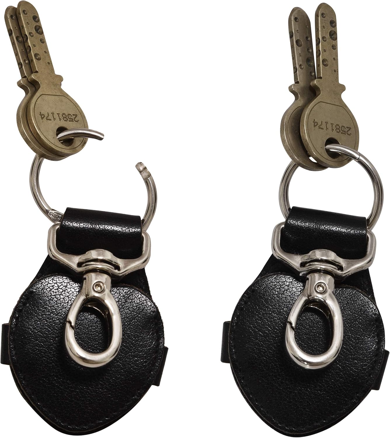 Wise Owl Accessories 3D Leather Keychain Cute Heart Shape Valentine Gift - Image 3