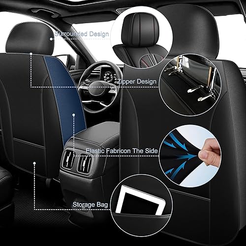 Miniatura 30 de AOMSAZTO Funda de asiento de coche personalizada para Chevrolet Cruze 2011 2012 2013 2014 2015 2016 2017 2018 2019 protector de cojín de asiento