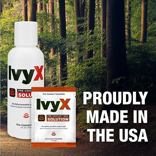 Miniatura 6 de CoreTex Ivy X Gel de protección de hiedra venenosa precontacto (botella de spray de 8 onzas), bloquea los aceites de hiedra venenosa, roble venenoso