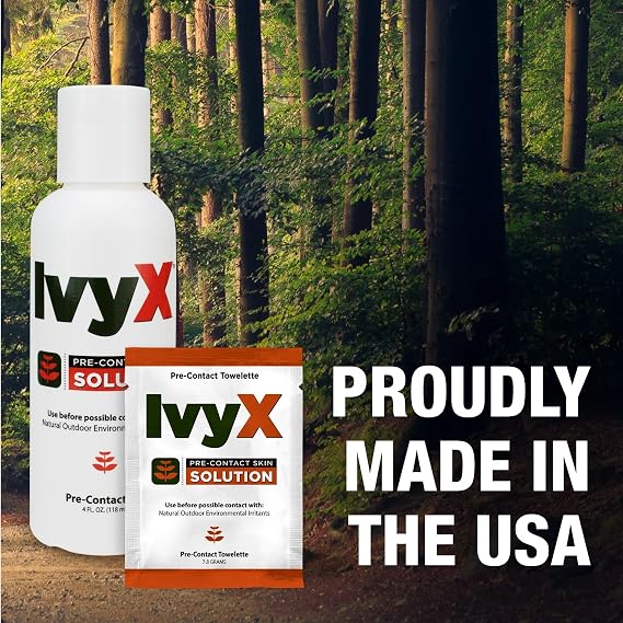 CoreTex Ivy X Pre-Contact Poison Ivy Wipes - Fishbowl Pack of 50 Single-Use Barrier Wipes to Help Prevent Itchy Rashes - Also Works on Poison Oak & Sumac Oils - Quick Dry & Chalk-Free Formula