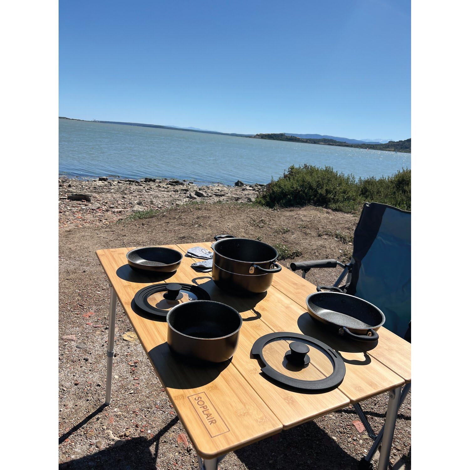 InCasa Popote en Aluminium 8 pièces