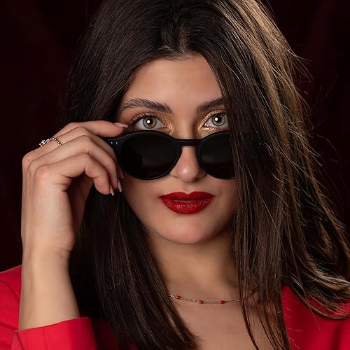 Miniatura 141 de ZENOTTIC Lentes de sol redondos polarizados, elegantes lentes de sol para hombres y mujeres, retro clásicos, selección de varios estilos