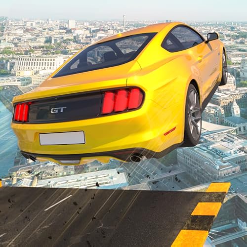 Car Jump Mega Ramp Stunt Racing Games