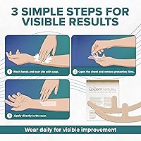 Vista 8 de Epi-Derm Mastopexy Anchor Shape Silicone Scar Tape – Tailored for Breast Reduction Recovery - Anchor Design for Precise Fit - Helps Smooth & Fade
