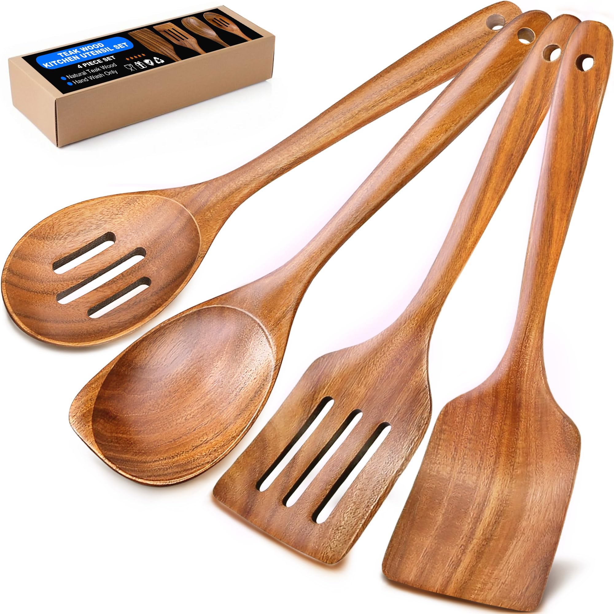 BodiCal 4-Piece Teak Set