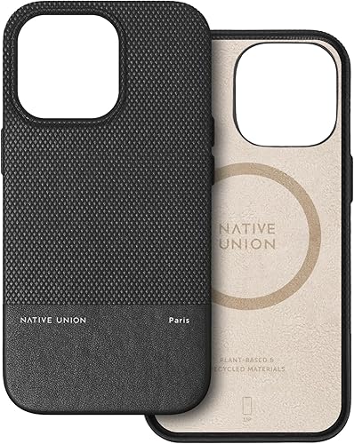 Native Union (Re Classic - Funda MagSafe compatible con imanes integrados, materiales reciclados y a base de plantas, ultraduradera, con protección