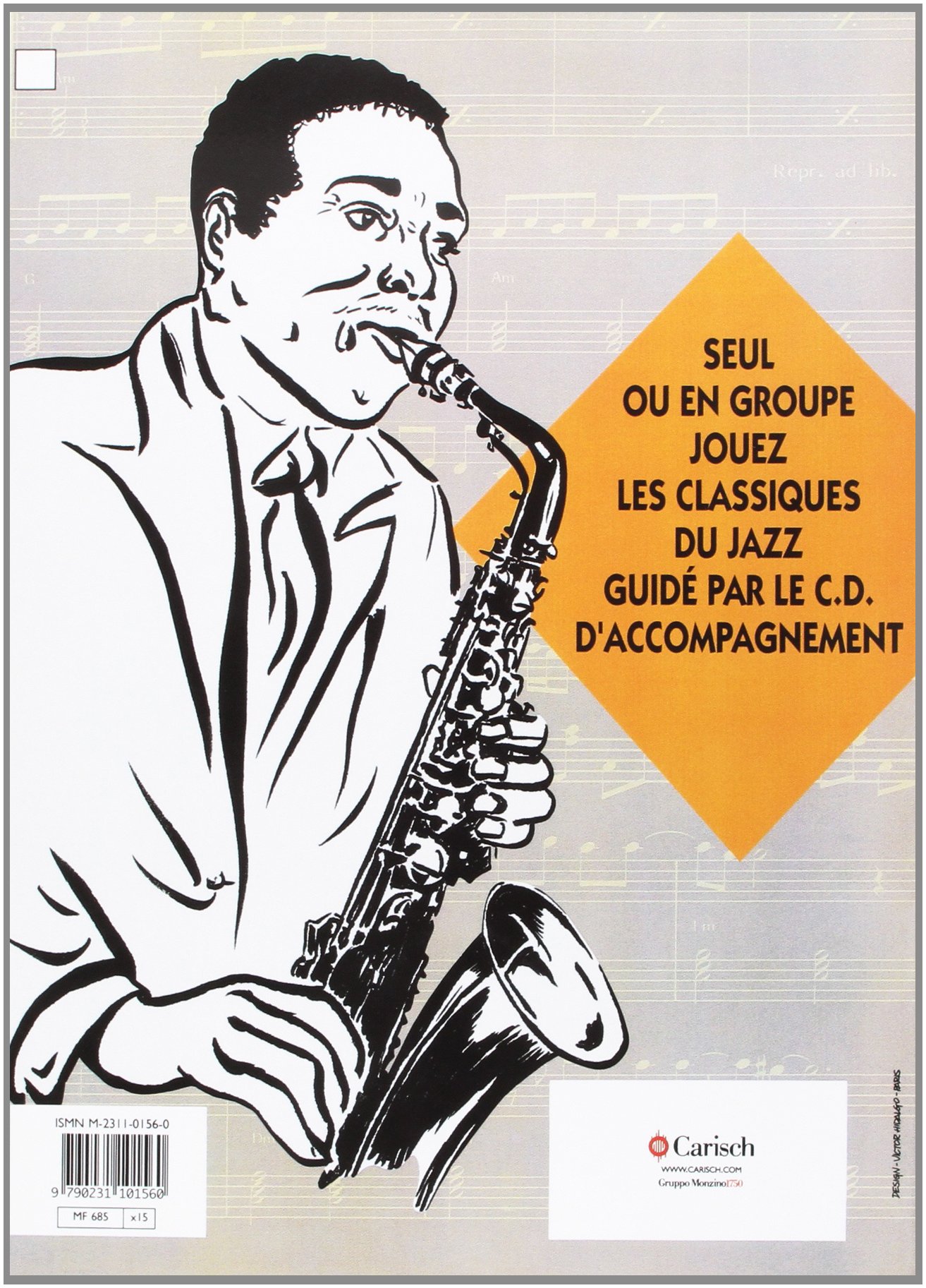 Les tubes du jazz Saxophone Alto & Tenor vol 2 CD