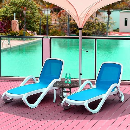 Miniatura 8 de Mesa auxiliar cuadrada de aluminio fundido de 21 pulgadas para patio, patio, piscina, compañero de interior, fácil mantenimiento y resistente a la