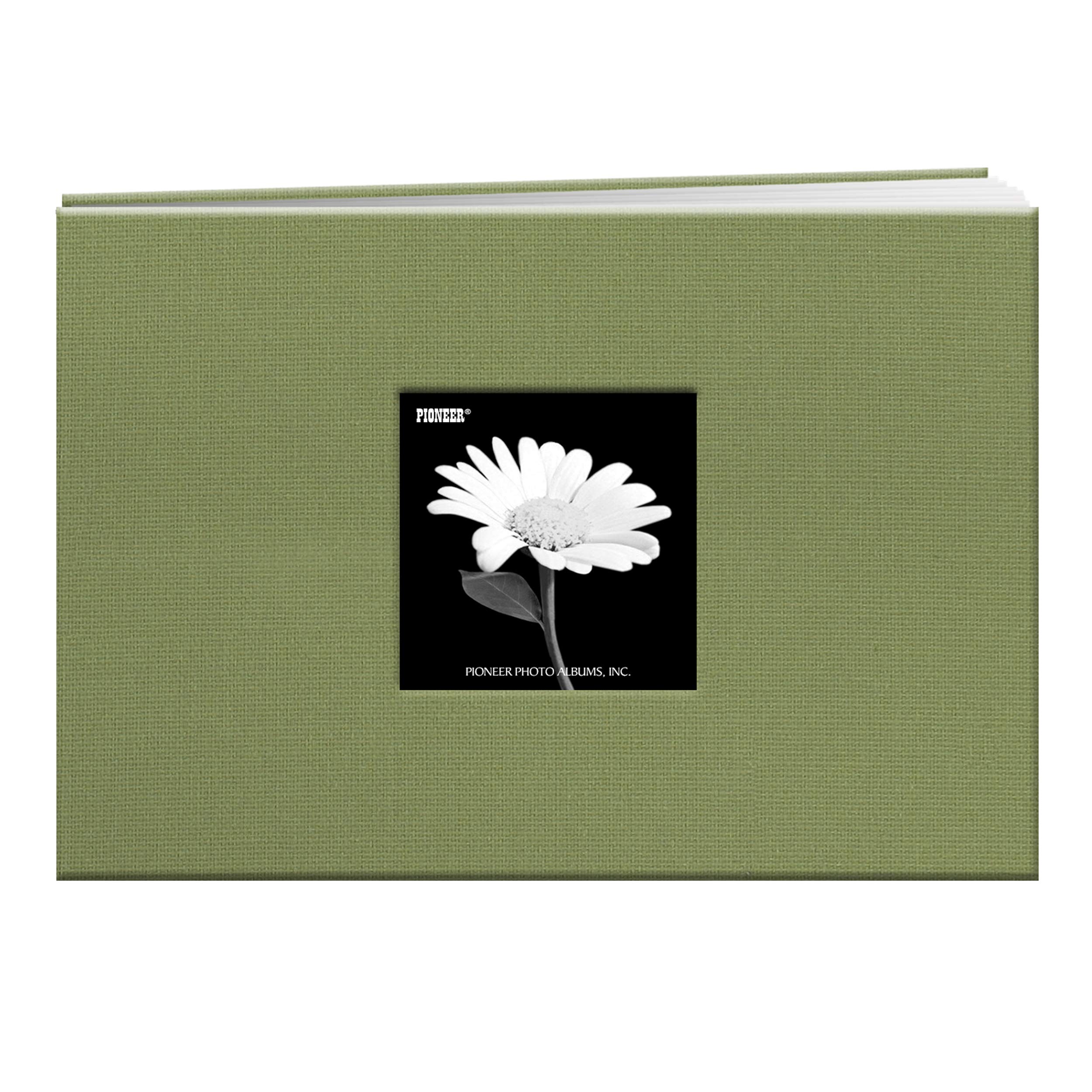 Pioneer Photo Albums Scrapbook, Polyvinyl Chloride Paper, Sage Green, 5"x7"