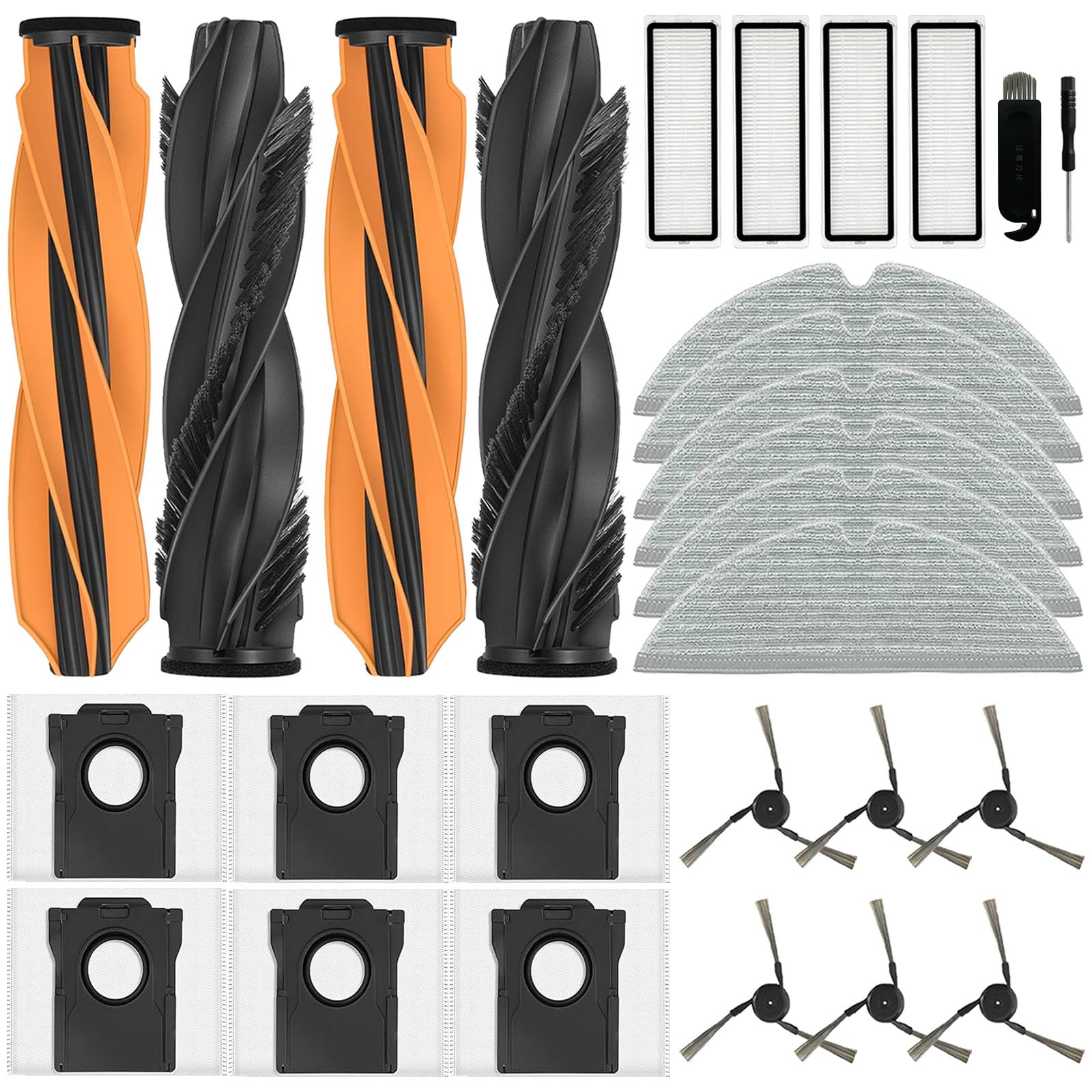 Dreame D20 Accessoires Aspirateur pour Résoudre la Perte d'Aspiration du Robot