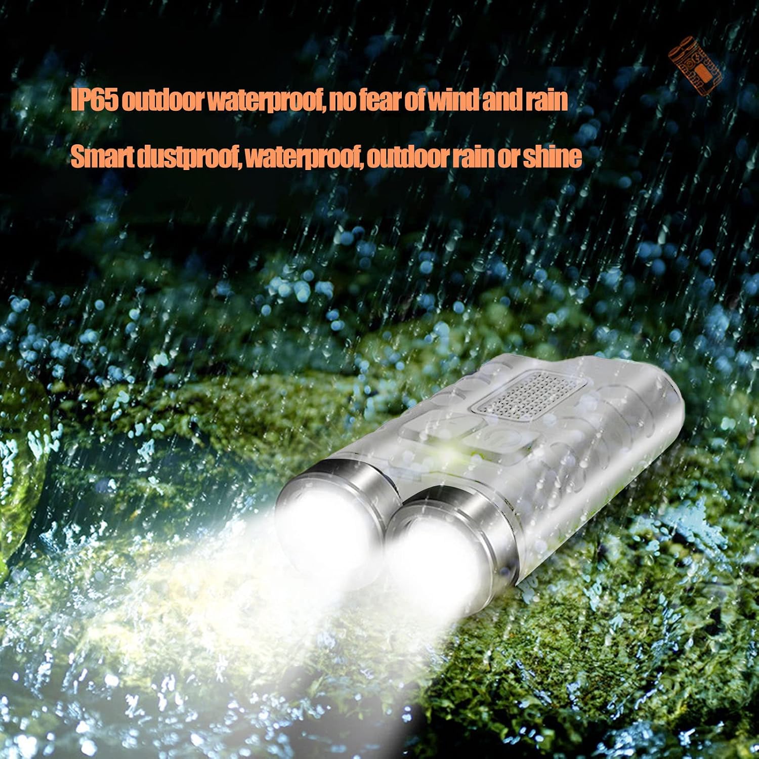 Mini Linterna De Llavero - 400 Lm - LED Recargable - Linterna Con Luz Lateral - 12 Modos - IPX6 | Leroy Merlin