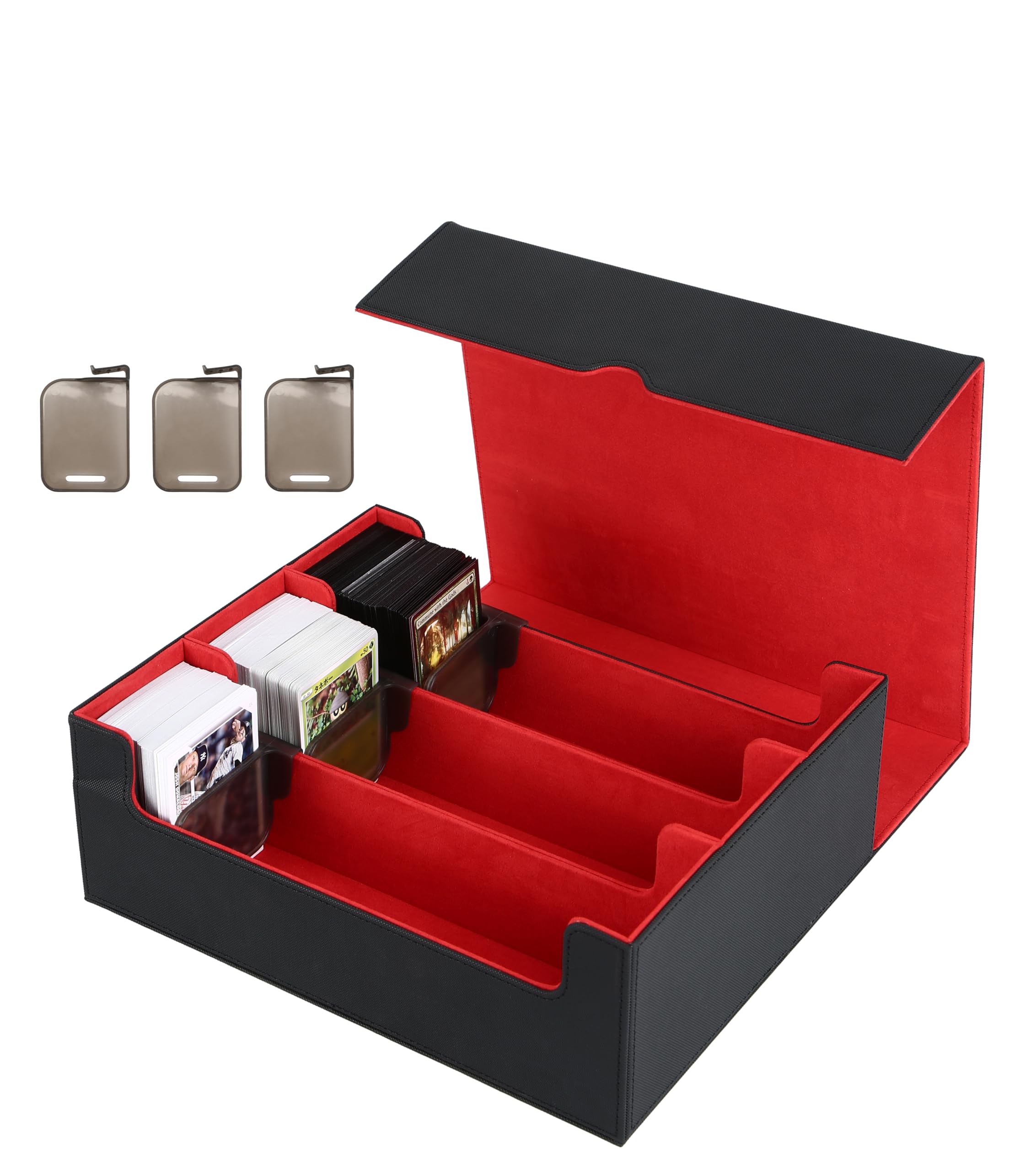 Deck case, trading card case, card storage box, card storage