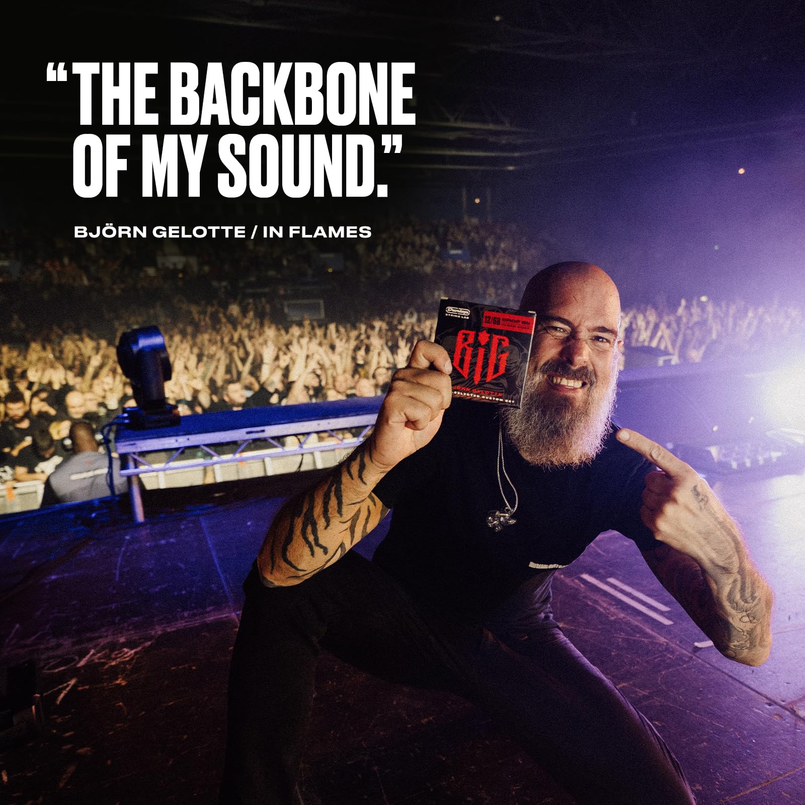 Björn Gelotte Artist-Selected Custom Guitar Strings 12-68