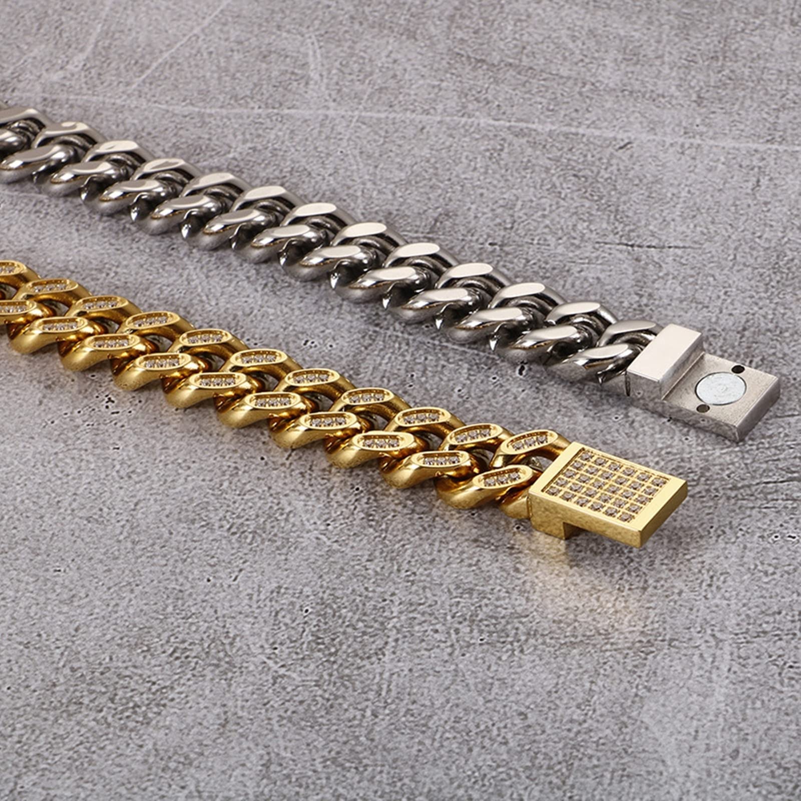 Pulseras Plata Mujer, Hip Hop Pulsera Ayuda A Domicilio Oro Regalo para el cumpleaños de San Valentin