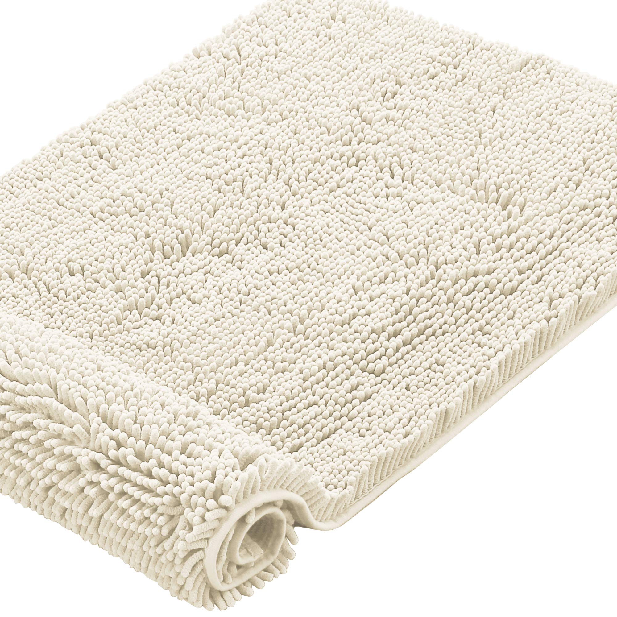 Microfiber Bath Rugs Chenille Floor Mat Ultra Soft Washable Bathroom