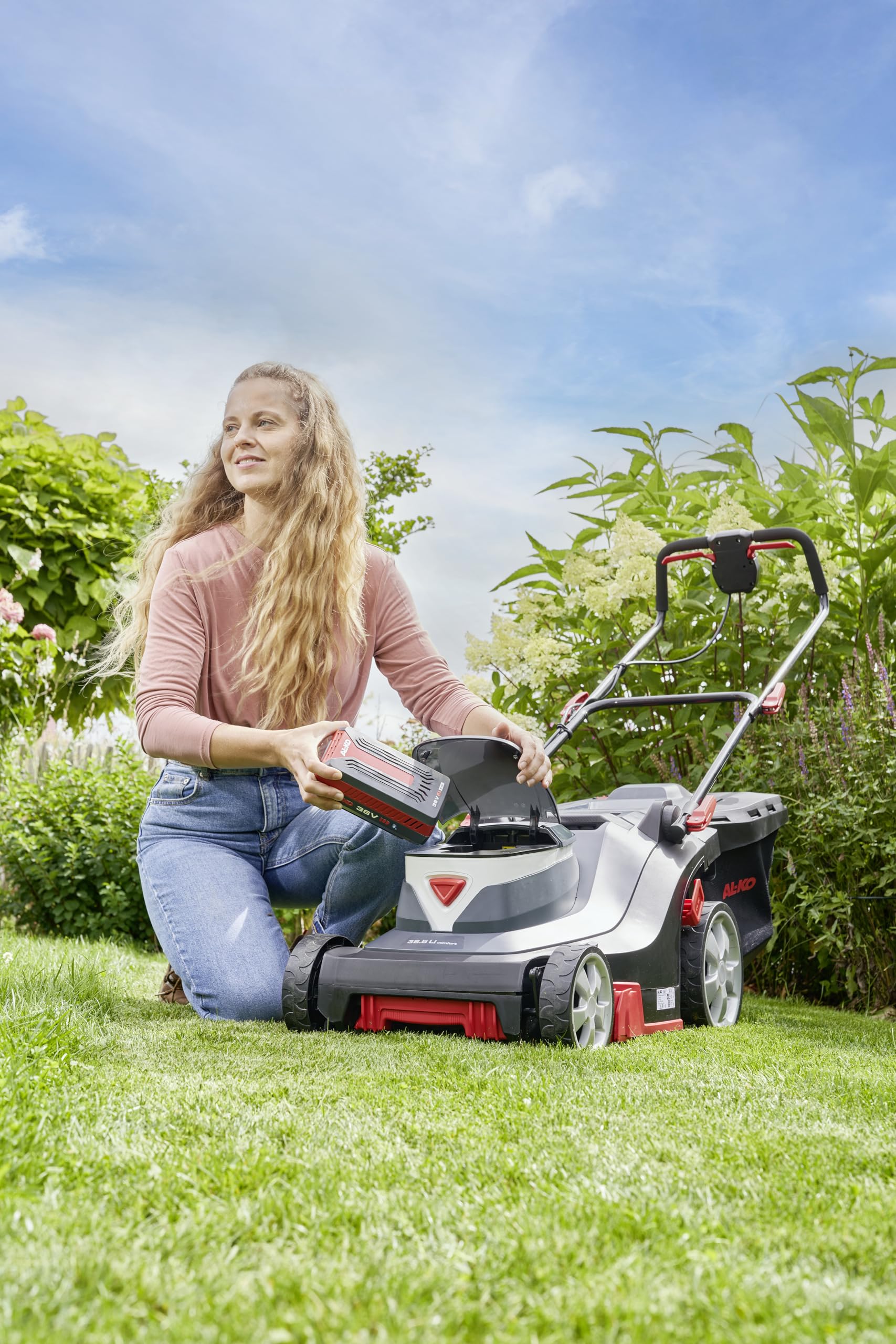 AL-KO Cortacésped con batería de 36 V, 38,5 Li Comfort