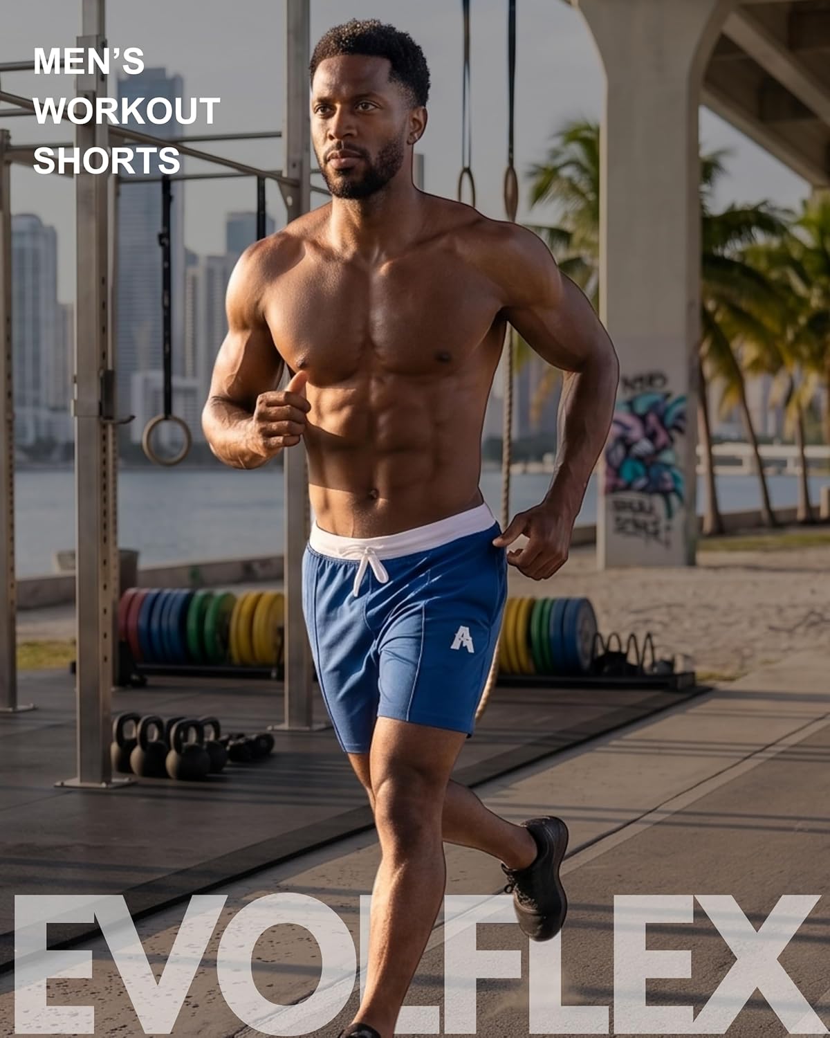 Anthem Athletics Evolflex Mens Workout Shorts - 5", 7", & 9" Inseam w/Zippered Pocket - for Cross Training, Gym Short & Yoga