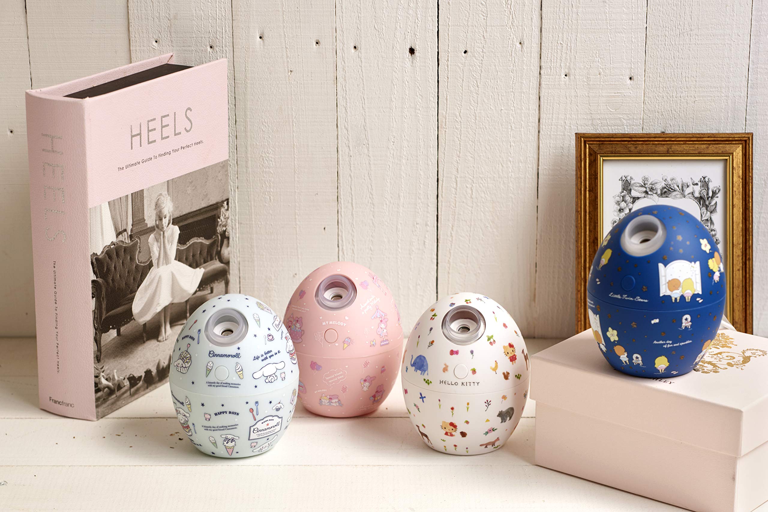 Amazon | グリーンハウス リトルツインスターズUSB加湿器 たまご形