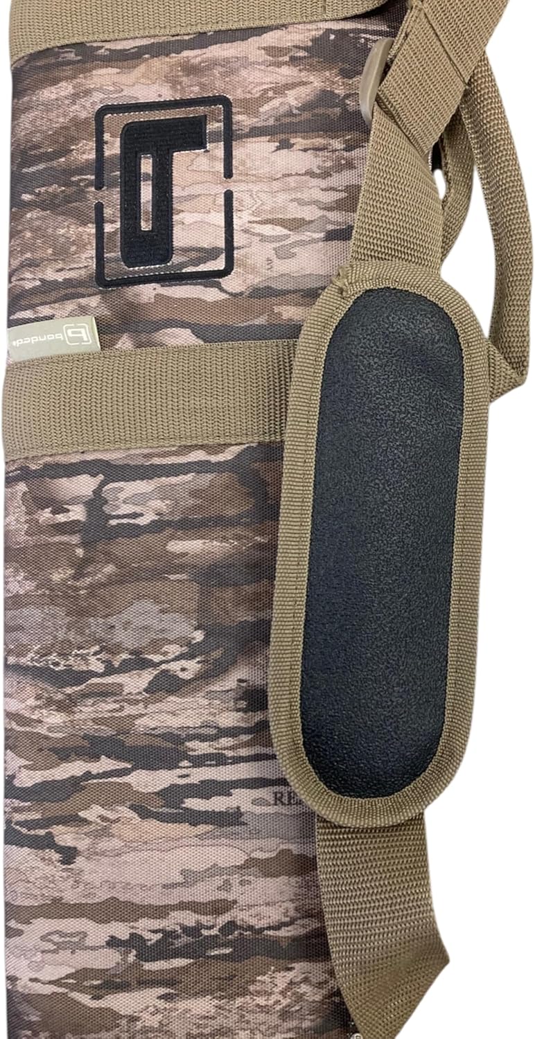 Banded Impact Floating Gun Case – 48" Waterfowl Shotgun Case - Padded Handles, Shoulder Strap, Side Storage Pocket – Heavy-Duty Weather-Resistant 900D, Non-Absorbing Foam, Buckle Closure - Image 5