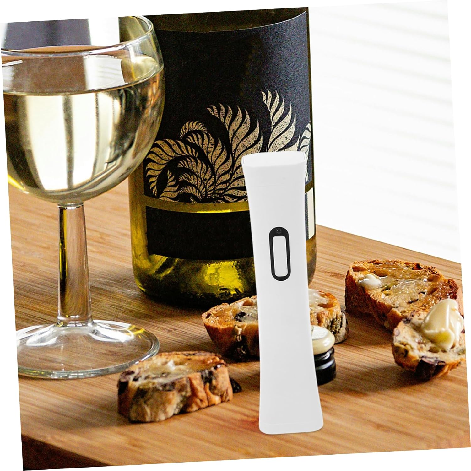 Electric Wine Bottle Opener Rechargeable Function One-Button Cork Remover Portable and Compact Design for Home Use and Parties