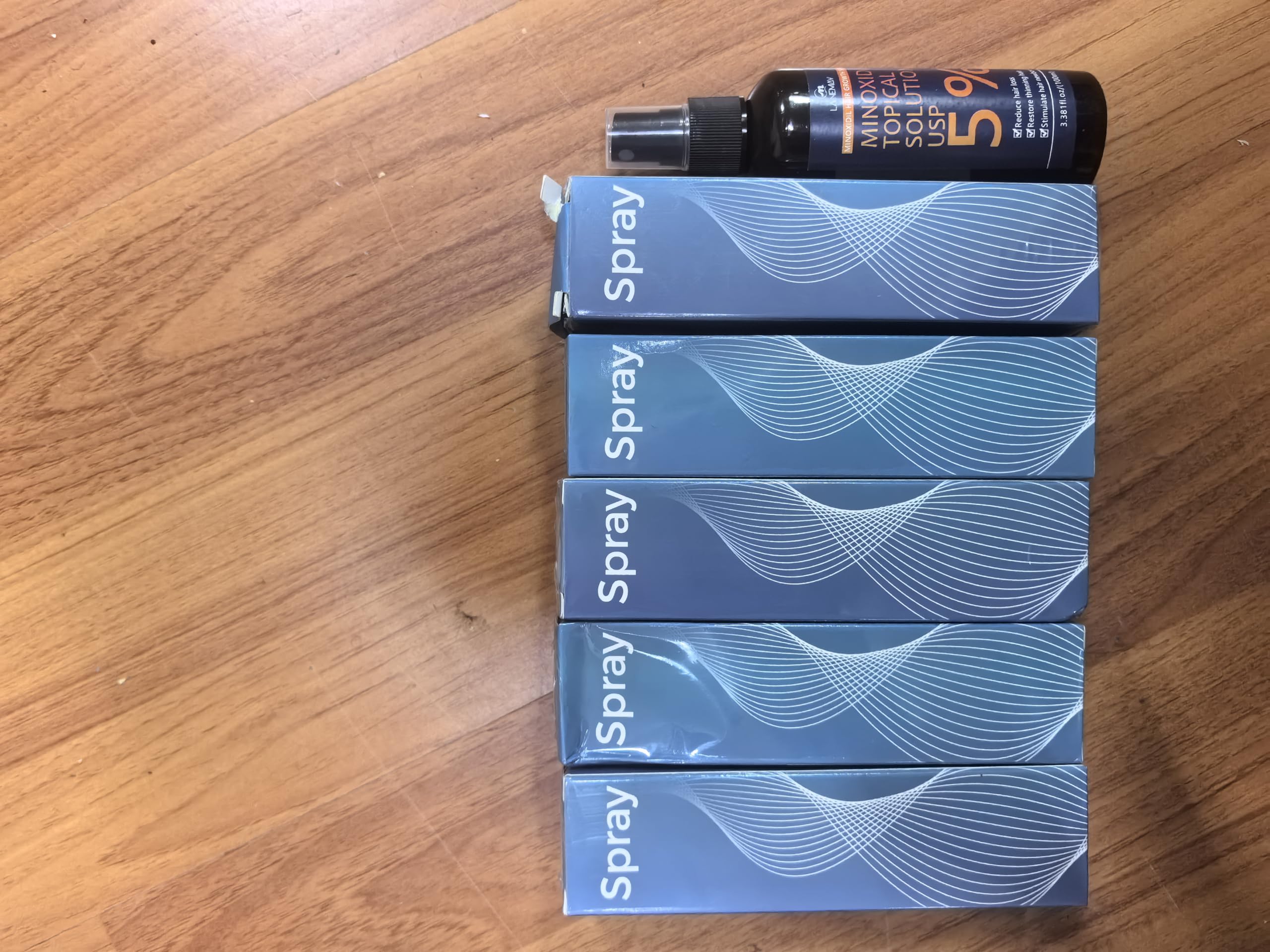 5 Minoxidil Hair Growth Spray - Extra Strength Hair Regrowth Topical Hair Loss Treatment for Men to Regrow
