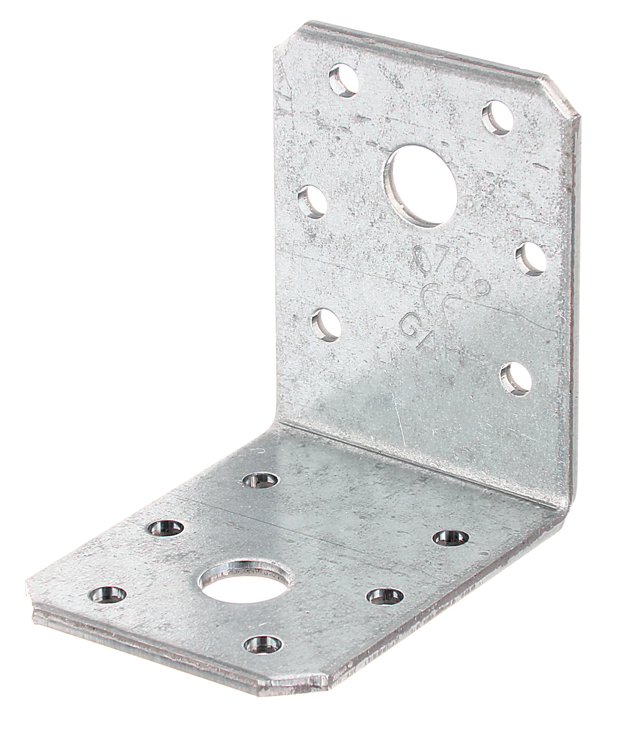 Alberts 835453 Winkelverbinder | sendzimirverzinkt, Silber, 60 x 60 x 45 mm | 50er Set