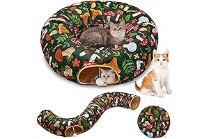 Cat Tunnel Bed S-Shape Tunnel Interactive Donut Cave Toy