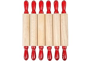 Miniature Wooden Rolling Pins: Essential Tools for Imaginative Play
