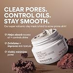 Innisfree Super Volcanic Clay Masque, Premium Coréen Skincare avec AHA et les grappes naturelles pour la désintoxication des pores profonds, l'exfoliation douce, le contrôle des huiles