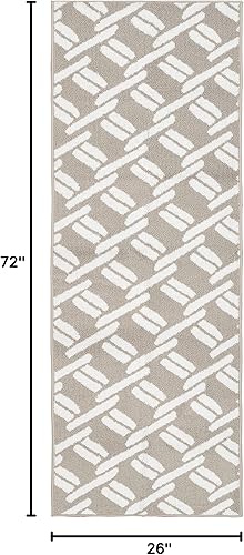 Miniatura 2 de Nautica Alfombra de pasillo  Alfombra interior para entrada y pasillo, antideslizante y antideslizante para puerta de entrada y cocina, lavable a