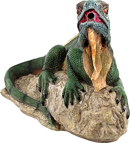 Miniatura 10 de Design Toscano EU35009 Hanna la decoración africana hipopótamo estatua del agua de la estatua del estanque con canalización, a todo color