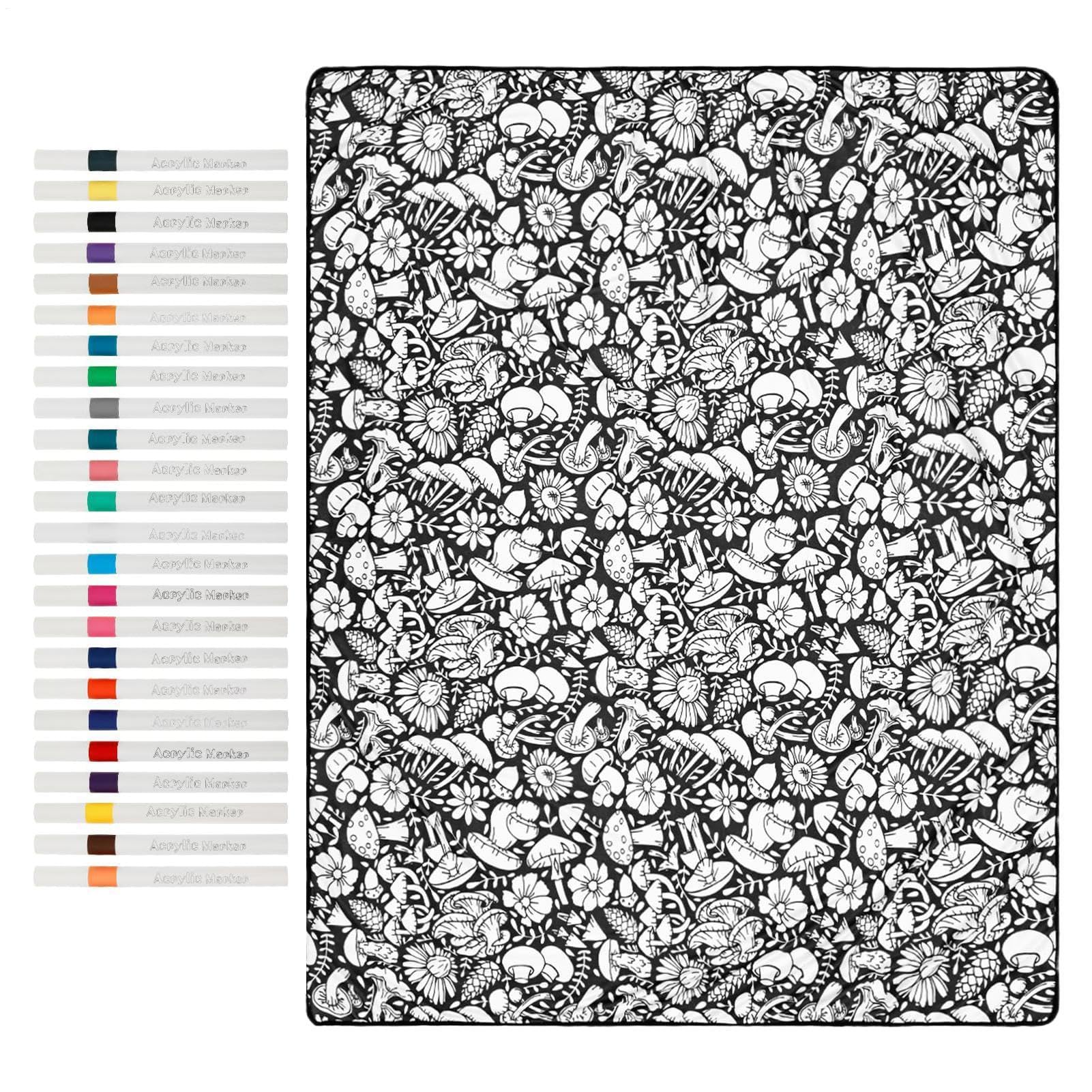 Couverture de peinture lavable pour enfants pour protéger lit et canapé