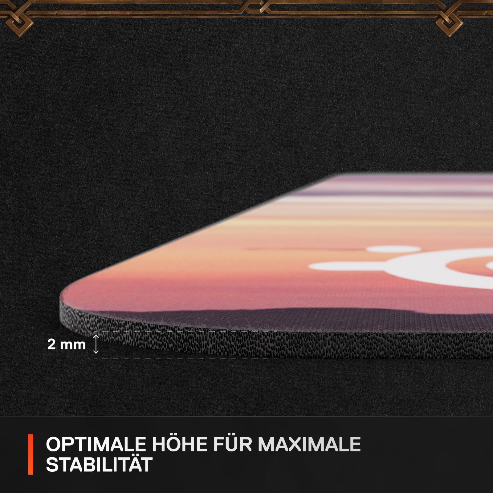 SteelSeries QcK Gaming-Mauspad - World of Warcraft Edition - Inklusive In-Game-Item - XXL Dicker Stoff - Für den ganzen Schreibtisch - Optimales Tracking und Stabilität -Optimiert für Gaming-Sensoren