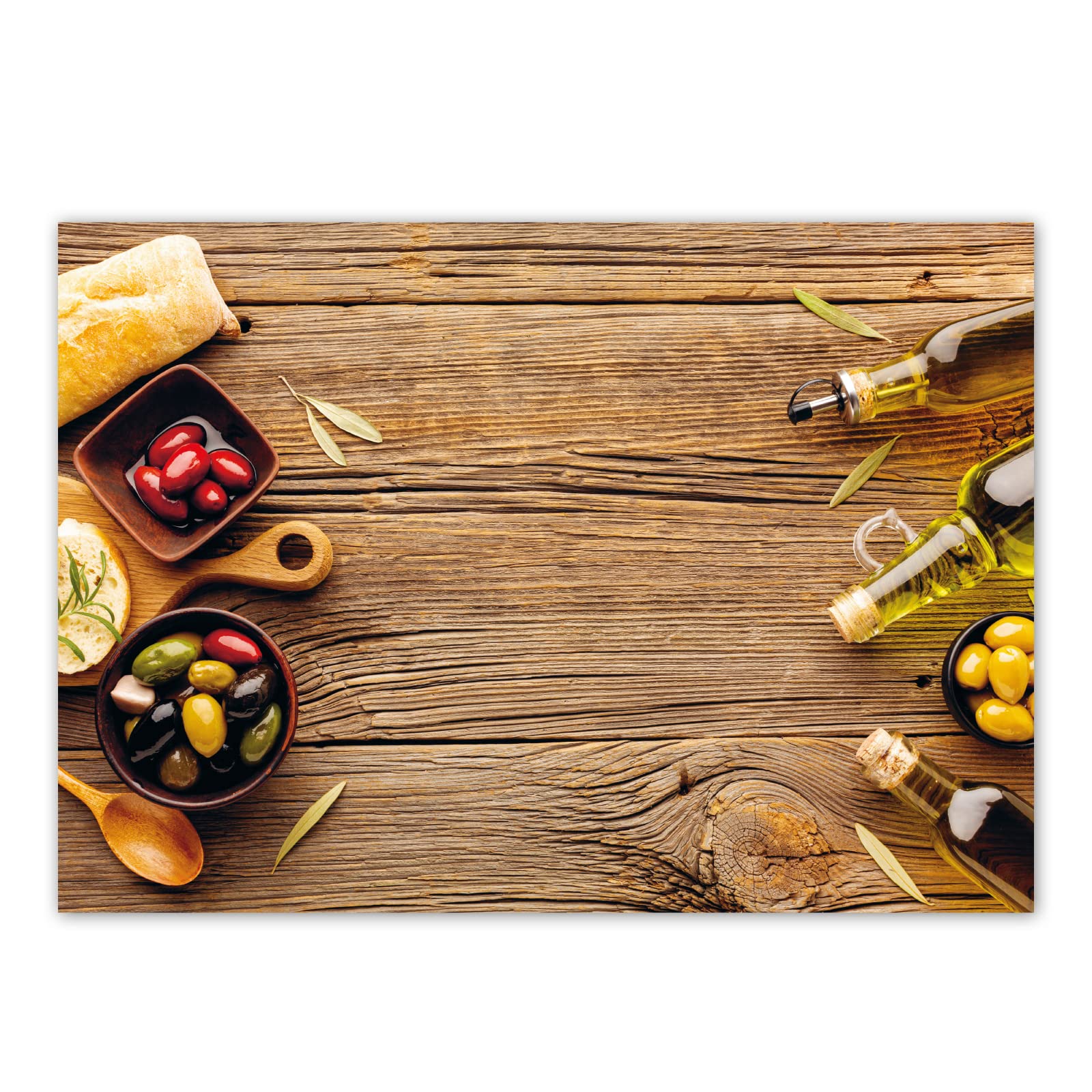 Primus Print - Manteles individuales de papel para restaurante y gastronomía - Mexicanos Italianos Pizzería Asia Griego, varios motivos - A3 (griego, aceitunas, 500)