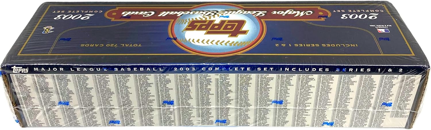 Flash Sale Buy 1 get 1 Sports Memorabilia 2003 Complete Topps Baseball Factory Set