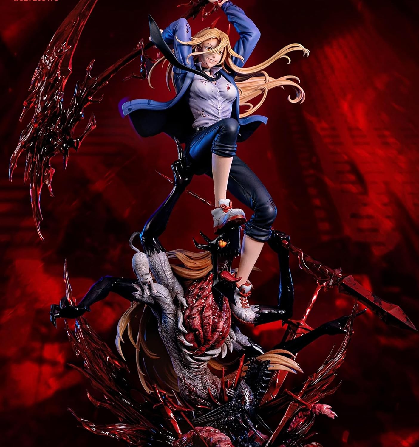 Amazon.co.jp Yestic Chainsawman Power 1/5 Scale Painted Complete