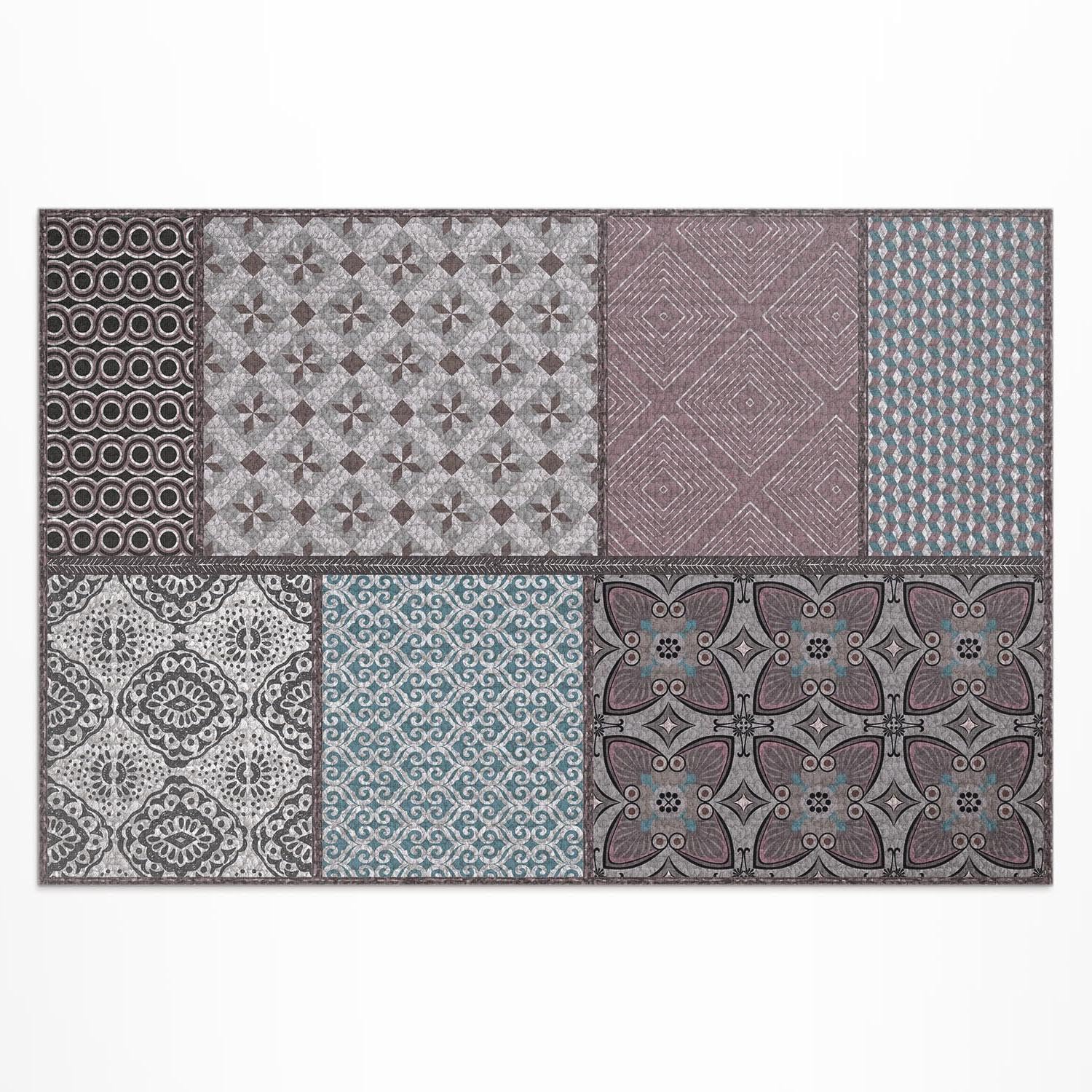 Tapis extérieur antidérapant PVC contre l'humidité du balcon