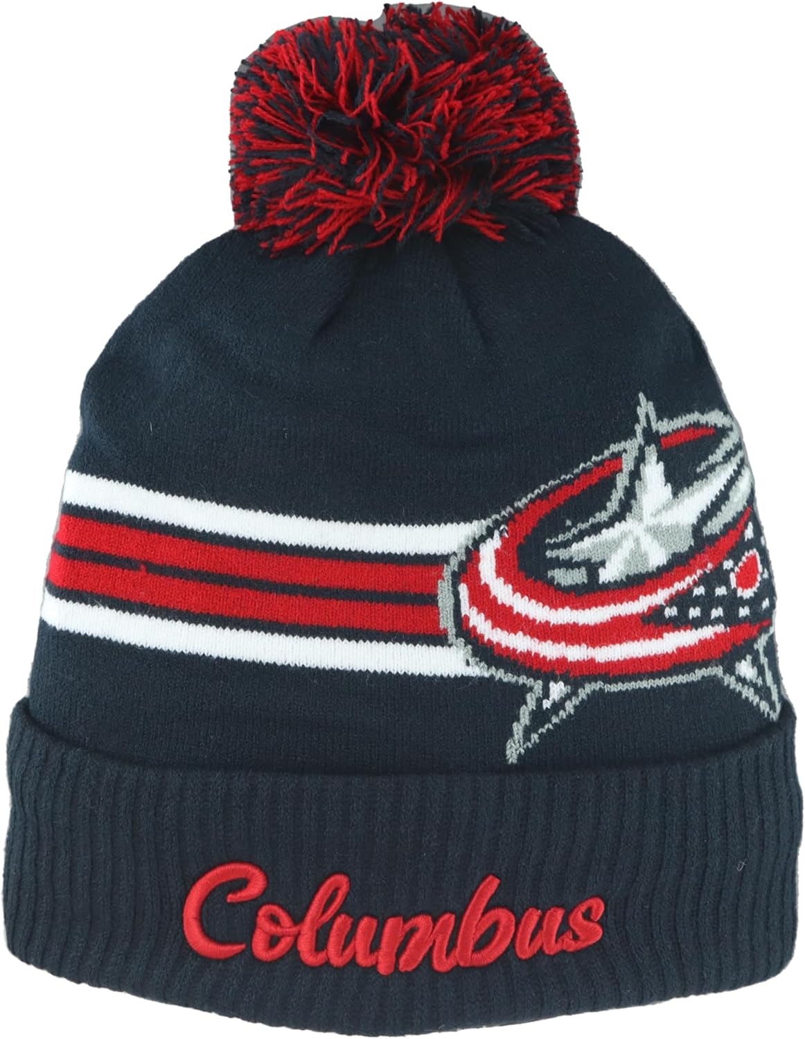 ZHATS NHL Unisex-Adult NHL Officially Licensed Beanie Pom Rush