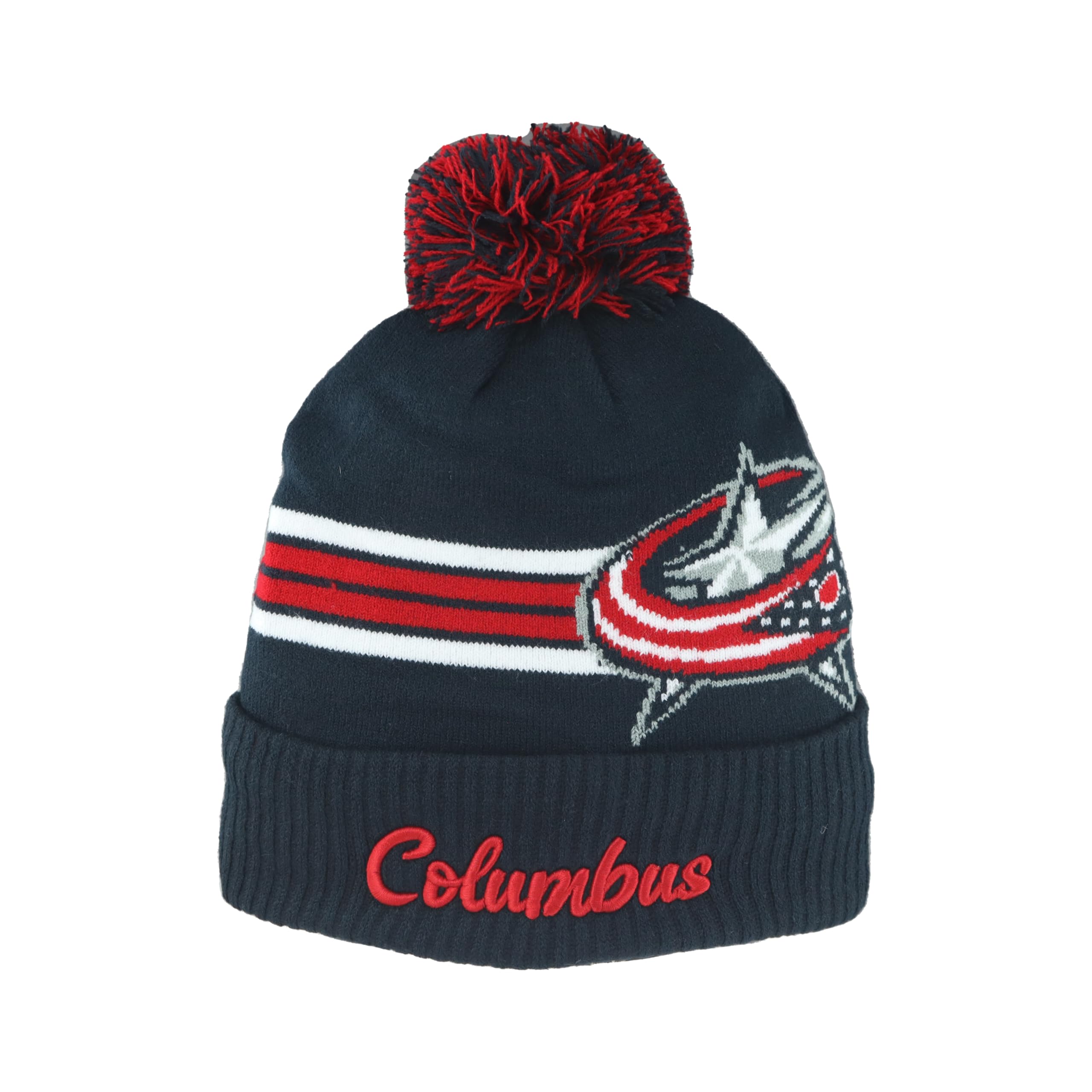 ZHATS NHL Unisex-Adult NHL Officially Licensed Beanie Pom Rush