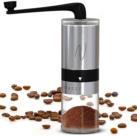 Manual Coffee Grinder - Silent Grinding For Perfect Brew