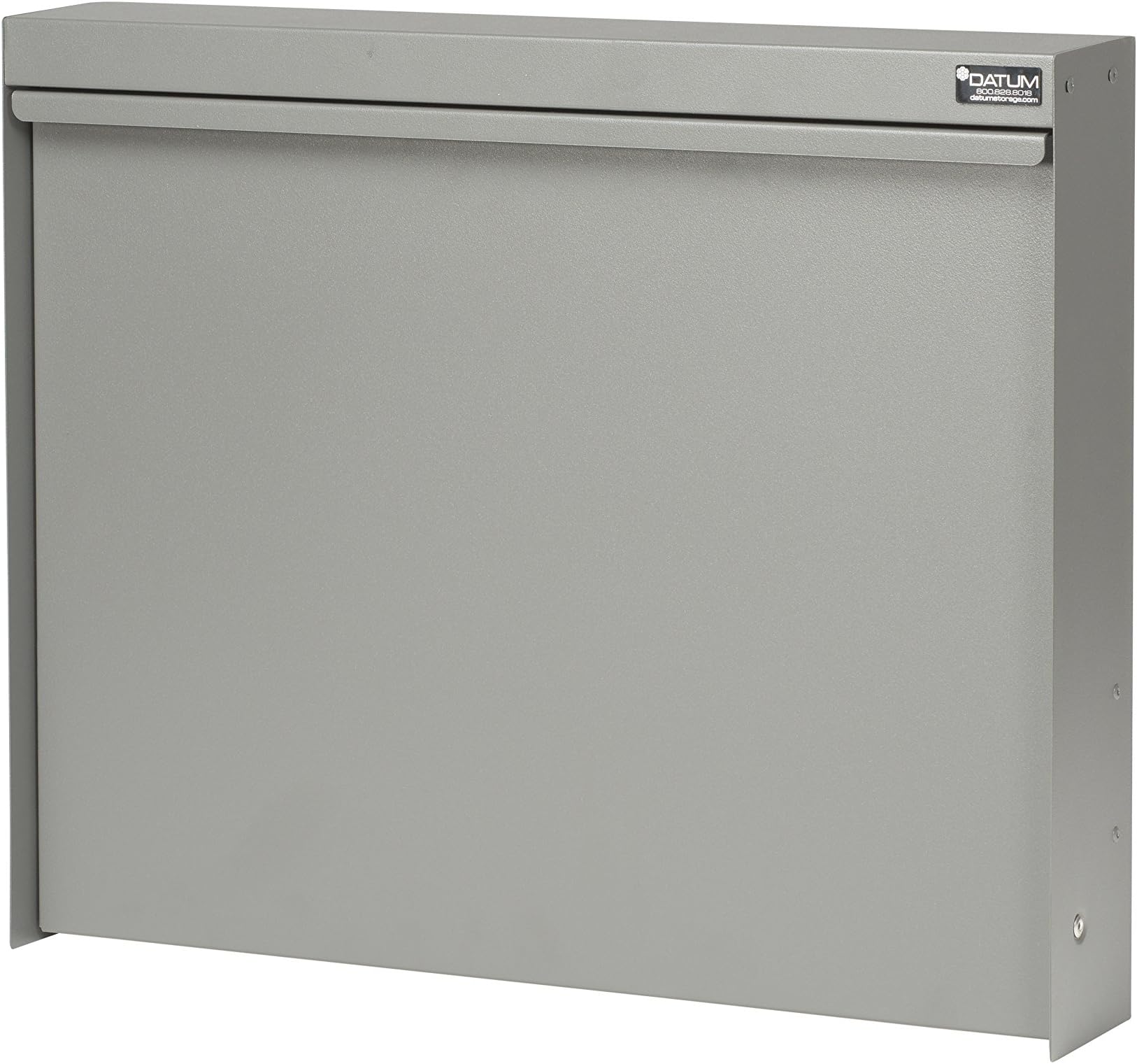 Datum Storage WallWrite Fold up Desk With Economy and Non-Locking , Tan Metallic