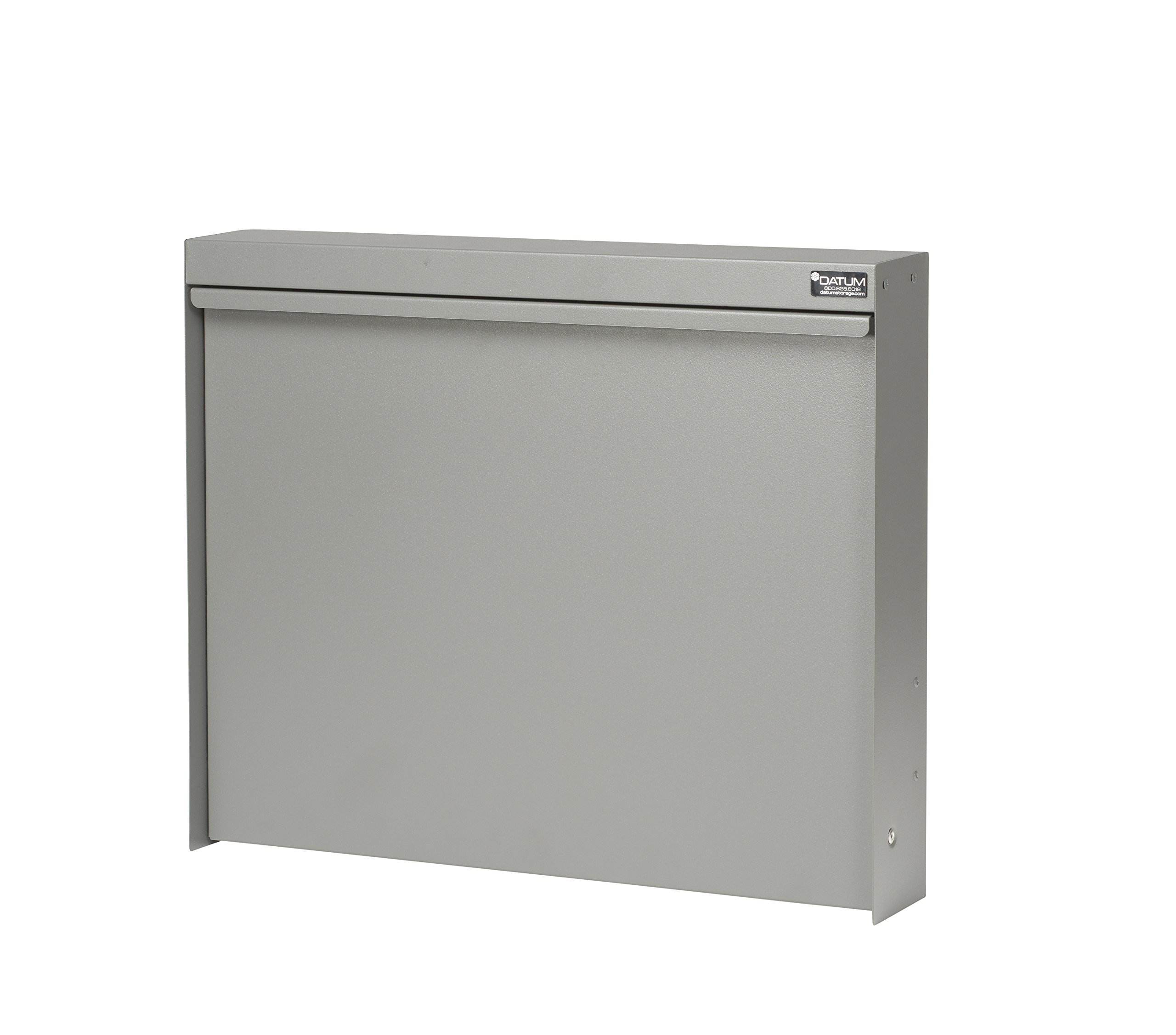 Datum Storage WallWrite Fold up Desk With Economy and Non-Locking , Tan Metallic