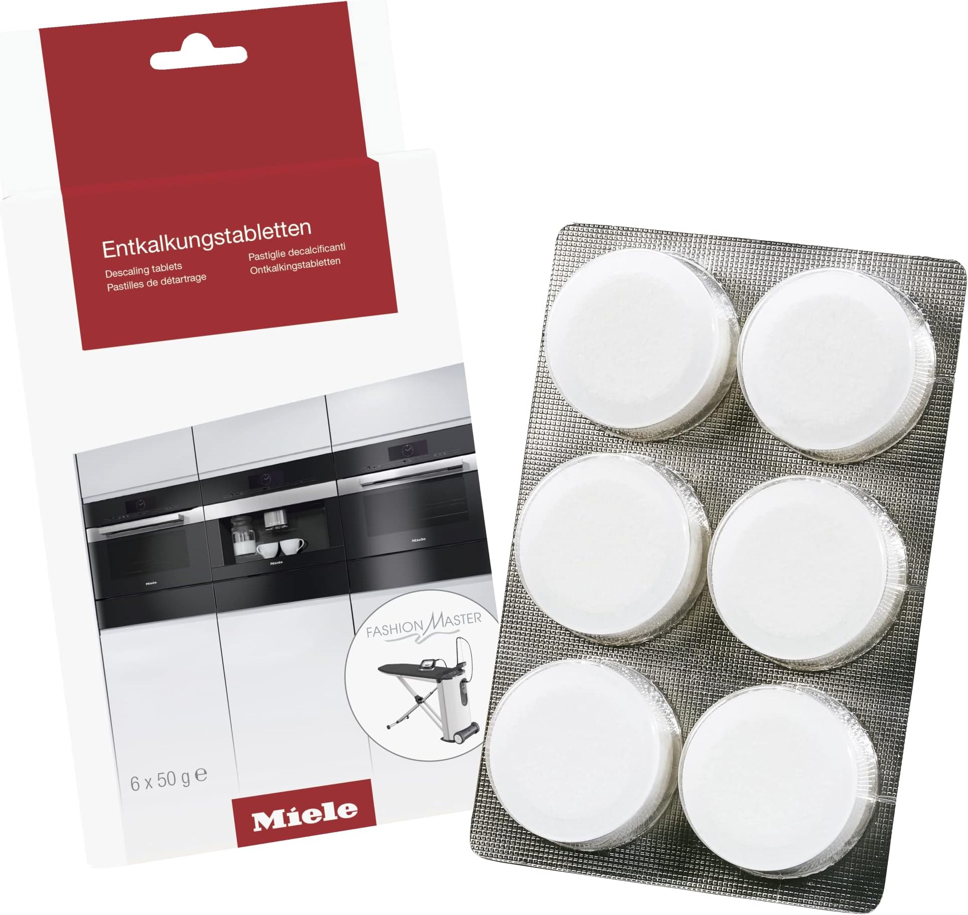 Miele Descaling Tablets for Coffee Machines, Steam Ovens, FashionMaster, Ovens