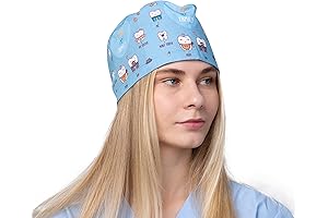 Impeccable Print Scrub Caps for Healthcare Professionals