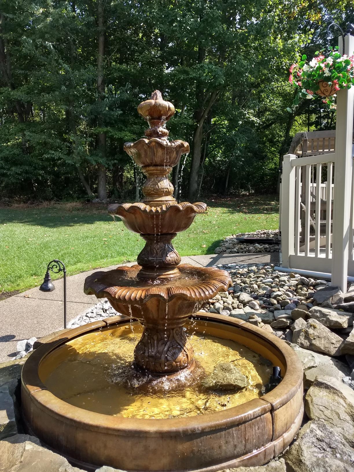 Sunnydaze Water Leaf System Sunnydaze Outdoor Fountain Auto Fill System ...