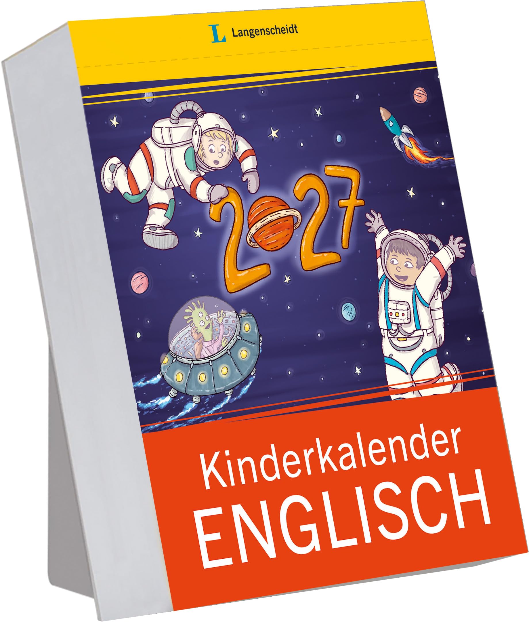 Langenscheidt Kinderkalender Englisch 2027: Tagesabreißkalender
