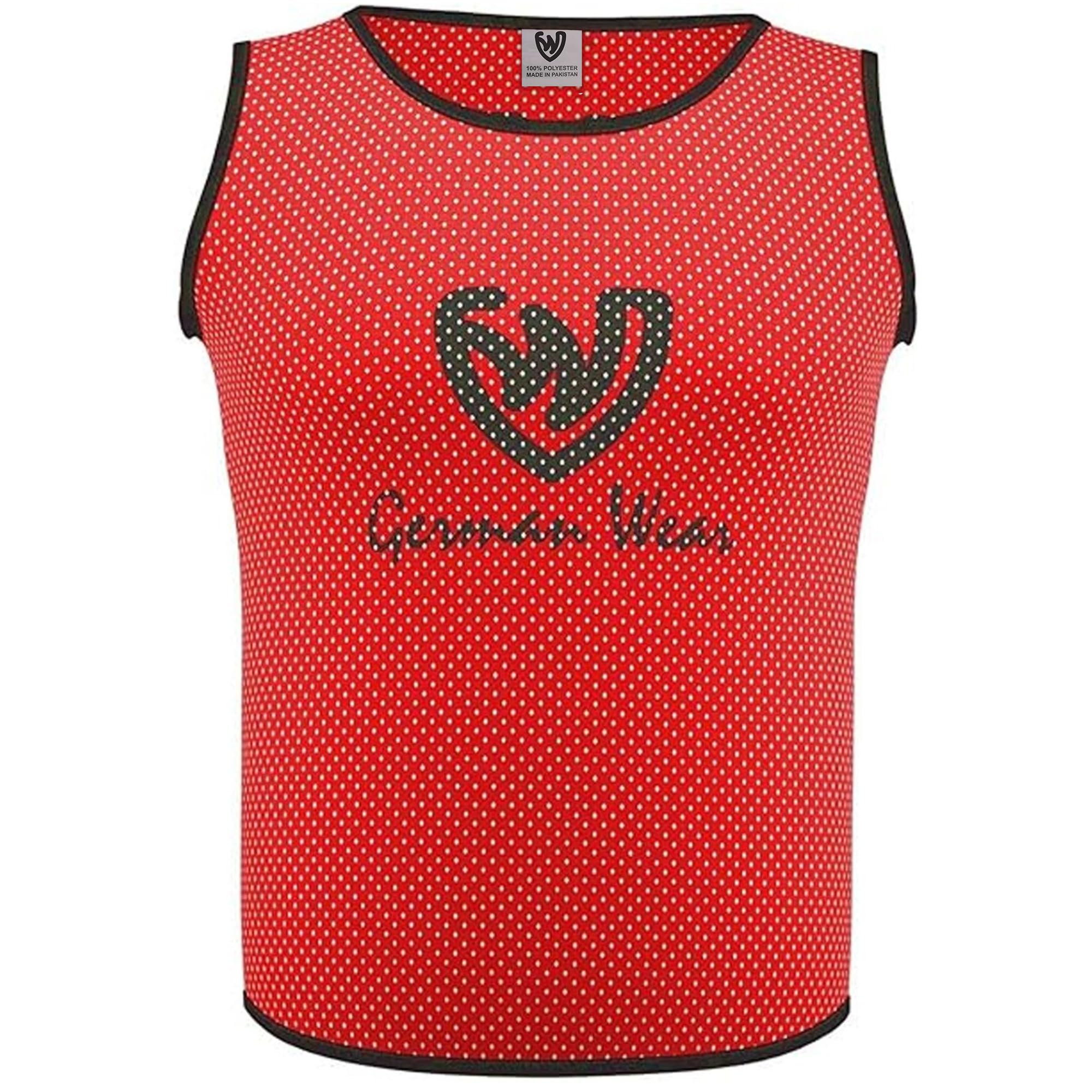 German Wear 12x Fußball Leibchen Trainingsleibchen Markierungshemd Fußballleibchen für Kinder Jugend und Erwachsene